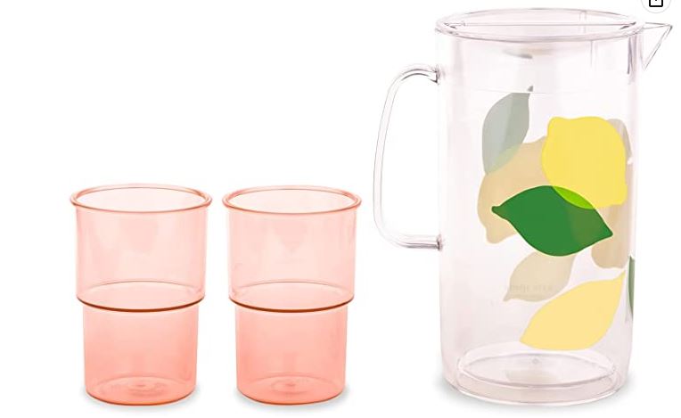 Visit kate spade new york pitcher and cup set, lemons Lifeguard